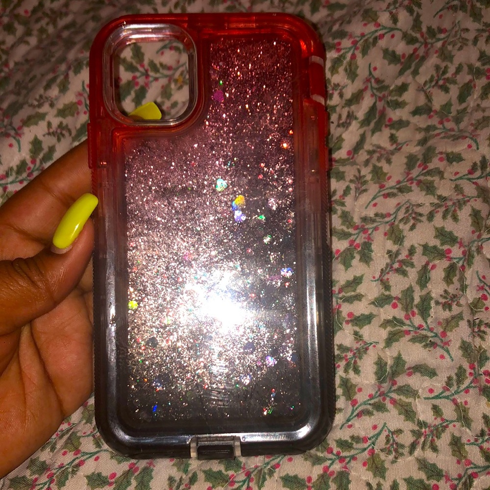 IPHONE 11 PRO OR MAX LIQUID GLITTER PHONE CASE